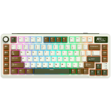 ROYAL KLUDGE RK L75 Palm Green Gaming Keyboard Cream switch