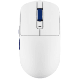 ROYAL KLUDGE M30 White Blue Gaming Mouse PAW 33111K
