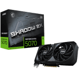 MSI Video Card Nvidia GeForce RTX 5070 12G SHADOW 2X OC (12GB GDDR7/192bit, 3xDP, 1xHDMI, PCIe Gen 5