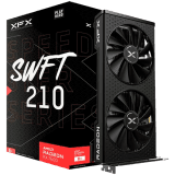 XFX SPEEDSTER SWFT210 RADEON RX 7600XT SWFT Gaming Graphics Card with 16GB GDDR6 HDMI 3xDP, AMD RDNA