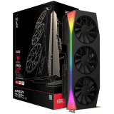 XFX Mercury AMD Radeon RX 9070XT OC Gaming Edition with RGB 16GB GDDR6, HDMI 3xDP