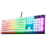SteelSeries I PrismCAPS White- US I Replacement Keycaps I Universal Double Shot PBT Keycaps / Durable PBT material /