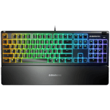 SteelSeries I Apex 3 US I Gaming Keyboard / IP32 water resistant gaming keyboard / Customizable 10-zone RGB / Whisper