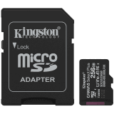 Kingston 256GB microSDXC Canvas Select Plus Gen3 150MB/s A1 Card + Adapter