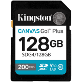 KINGSTON 128GB SDXC Canvas Go Plus Gen4 200MB/s C10 UHS-I U3 V30