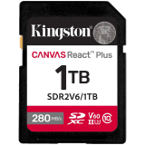 Kingston 1TB SDXC Canvas React Plus SDXC UHS-II 280R/150W U3 V60