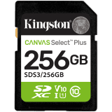 KINGSTON 256GB SDXC Canvas Select Plus Gen3 150MB/s C10 UHS-I U1 V10