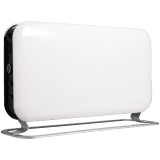 2000W portable convection heatet, LED display, steel fronts, fan,alu feet