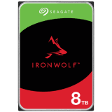 HDD NAS SEAGATE IronWolf 8TB CMR, 3.5", 256MB, 5400RPM, SATA, Rescue Services 3 ani, TBW: 180