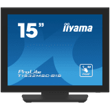 IIYAMA 15" PCAP Bezel Free Front, 10P Touch, 1024x768, Speakers, VGA, DisplayPort, HDMI,330cd/m² (with touch)