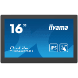 IIYAMA Monitor LED T1624MSC-B1 15.6” Full HD PCAP 10pt touchscreen monitor with IPS panel technology