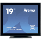 IIYAMA Monitor LED T1932MSC-B1S 19’’ 10pt IPS TOUCH 1280 x 1024  14ms 250 cd/m² projective capacitive IP54 VGA HDMI DP