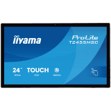 IIYAMA Monitor LED T2455MSC-B2 24" multi-touch IPS 400cd PCAP integrated webcam and a flexible stand