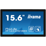 IIYAMA Monitor LED TF1634MC-B8X 15.6" Full HD 10 point PCAP Open Frame 450 cd/m² 700:1 with touch Anti-fingerprint