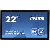 IIYAMA Monitor 21,5" PCAP Bezel Free 10P Touch with Anti-Fingerprint coating, 1920x1080, IPS panel, VGA, DisplayPort