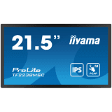 IIYAMA 21,5" Bonded PCAP Bezel Free 10P Touch with Anti-Fingerprint coating, 1920x1080, IPS panel, DisplayPort, HDMI