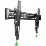 ONKRON Tilting TV Wall Mount for 43 to 85-inch Flat Panel TVs Digital Panels 68,2 kg, Black