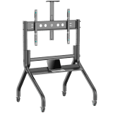ONKRON Mobile TV stand with bracket 60"-120" Screens up to 150 kg, Black