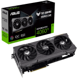 ASUS Video Card NVidia TUF Gaming GeForce RTX 4060 Ti OC Edition 8GB GDDR6, 1xHDMI, 3xDP, ARGB, 1x8 pin, Recomm. PSU 650W, 3.12 Slots