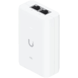 Ubiquiti U-POE+ adapter 30W, powers UniFi PoE+ devices, reduce dependency on PoE switch power, Contains RJ45 data input
