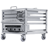UniFi open frame 6U mobile rack, tool less