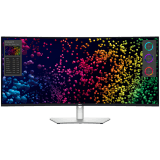 Monitor LED DELL UltraSharp U4025QW 40" Curved, 5120x2160, WUHD, 120Hz, IPS Antiglare, 21:9, 1000:1, 450 cd/m2, 8ms/5ms, 178/178, DP, HDMI, 2xTHB4, 3xUSB-C, 5xUSB-A, RJ-45, Audio line out, 2x 9W Speakers, Tilt, Swivel, Height Adjust