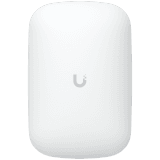 UBIQUITI U6 Extender; WiFi 6; 6 spatial streams; 115 m² (1,250 ft²) coverage; 300+ connected devices; Powered with