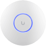 UBIQUITI U6+, WiFi 6, 4 spatial streams, 140 m² (1,500 ft²) coverage, 300+ connected devices, Powered using PoE