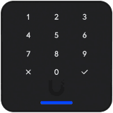 Ubiquity UA-G3-Flex-B Third-generation NFC card reader with a keypad and Touch Pass support