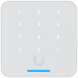 Ubiquity UA-G3-Flex-W Third-generation NFC card reader with a keypad and Touch Pass support, White