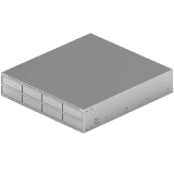 Ubiquiti UNAS-Pro-8-EU 2U rack-mount NAS with (8) 2.5/3.5" HDD bays and (2) M.2 NVMe SSD cache slots