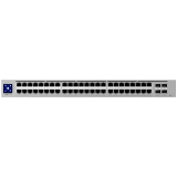 Ubiquiti Layer 3 Etherlighting USW-Pro-XG-48-EU switch with (32) 10 GbE, (16) 2.5 GbE, and (4) 25G SFP28 ports