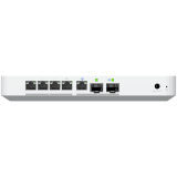 Ubiquiti UXG-Fiber Desktop 10G independent gateway with integrated 4-port 2.5 GbE switch, 5 Gbps routing with IDS/IPS, 10G SFP+ and (1) 10 GbE RJ45 WAN port, 10G SFP+ LAN port