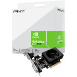 PNY Video Card NVIDIA GeForce GT 730 2GB GDDR3 64bit, 902 MHz, HDMI, DL-DVI, VGA, 1 fan, 1 slot, LP bracket included