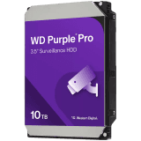 HDD Video Surveillance WD Purple Pro 10TB CMR, 3.5'', 512MB, 7200 RPM, SATA, TBW: 550