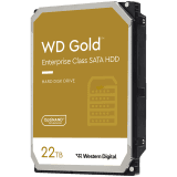 HDD Server WD Gold 22TB CMR 512e, 3.5'', 512MB, 7200 RPM, SATA-EOL->WD222KRYZ
