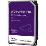 HDD Video Surveillance WD Purple Pro 22TB CMR, 3.5'', 512MB, 7200 RPM, SATA, TBW: 550