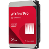 HDD NAS WD Red Pro 26TB CMR, 3.5'', 512MB, 7200 RPM, SATA, TBW: 550