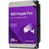 HDD Video Surveillance WD Purple Pro 26TB CMR, 3.5'', 512MB, 7200 RPM, SATA, TBW: 550
