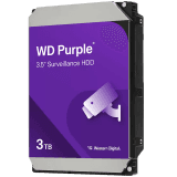 HDD Video Surveillance WD Purple 3TB CMR, 3.5'', 128MB, SATA, TBW: 180