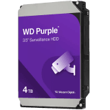 HDD Video Surveillance WD Purple 4TB CMR, 3.5'', 128MB, SATA, TBW: 180