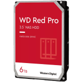 HDD NAS WD Red Pro 6TB CMR, 3.5'', 256MB, 7200 RPM, SATA, TBW: 550