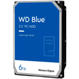 HDD Desktop WD Blue 6TB SMR, 3.5'', 256MB, 5400 RPM, SATA-EOL