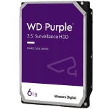 HDD Video Surveillance WD Purple 6TB CMR, 3.5'', 256MB, SATA, TBW: 180