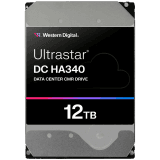 HDD Server WD Ultrastar DC HA340 12TB 512e SE, 3.5’’, 512MB, 7200 RPM, SATA, NP3, SKU: 0B47063