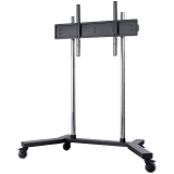 EDBAK Flat Screen Trolley for One 55"- 110" Screen, up to 130kg, VESA: 100x100 up to 1000x600, Black