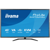 IIYAMA Monitor LED X4373UHSU-B2 KVM Switch 42.5" VA LED 3840 x 2160 60hz 450cd 3ms HDMI DP USB Type C 95W Tilt 3y