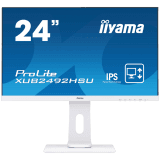 24" WHITE IPS panel, 1920x1080 at 120Hz, EyeComfort, 15cm height adjustable stand, 350cd/m2, 1500:1, Speakers, HDMI