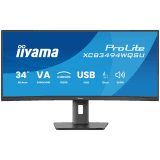 Iiyama XCB3494WQSU-B1 LED monitor curved 34 3440 x 1440 UWQHD 120 Hz VA 350 HDMI DisplayPort USB-C speakers matte black