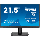 IIYAMA Monitor LED XU2292HSU-B6 21.5" IPS 1920x1080 100Hz 16:9 1000:1 250cd 0.4ms HDMI DP USB Hub 3.2 Gen 1 Tilt 3y